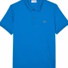 Lacoste Ultra Soft Polo Regular Fit, kobaltblauw