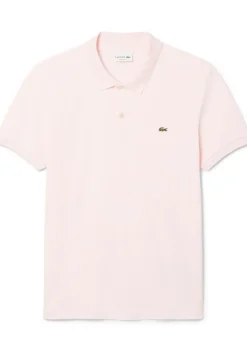 Lacoste Ultra Soft Polo Regular Fit, lichtroze