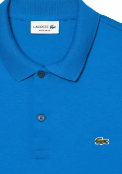 Lacoste Ultra Soft Polo Regular Fit, kobaltblauw
