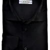 Ledub modern fit overhemd, zwart