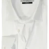 Ledub modern fit overhemd, wit twill