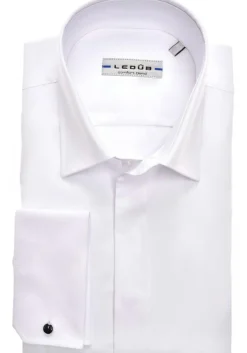 Ledub modern fit overhemd, wit