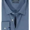 Ledub modern fit overhemd, lichtblauw tricot