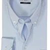 Ledub modern fit overhemd, lichtblauw twill