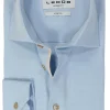 Ledub modern fit overhemd, popeline, lichtblauw