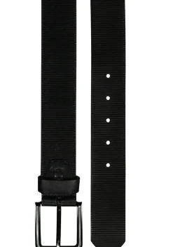 LINDENMANN leren heren riem, zwart