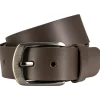 LINDENMANN leren heren riem, bruin