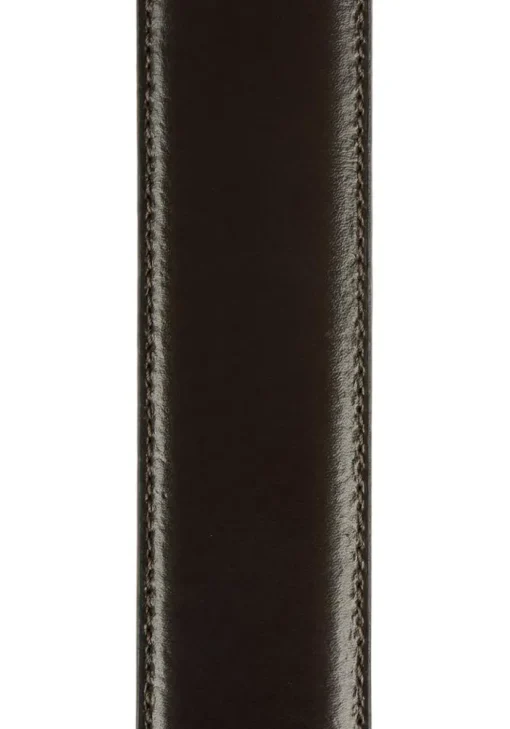 LINDENMANN leren heren riem, donkerbruin