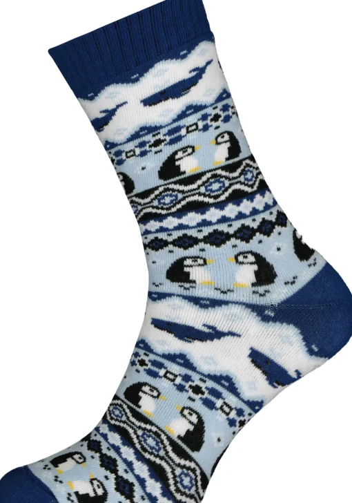 Many Mornings unisex huissokken Ice Pinguin