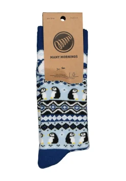 Many Mornings unisex huissokken Ice Pinguin