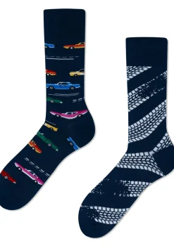 Many Mornings unisex sokken, Fast Cars
