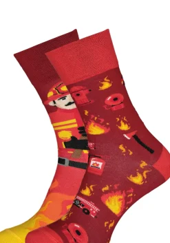 Many Mornings unisex sokken Fireman