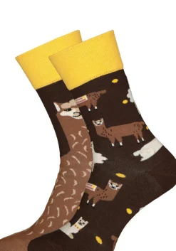 Many Mornings unisex sokken Fluffy Alpaca