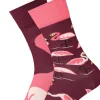 Many Mornings unisex sokken Pink Flamingo