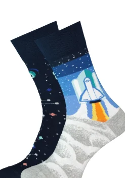 Many Mornings unisex sokken Space Trip