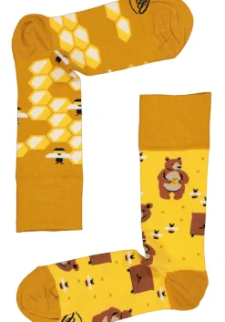 Many Mornings unisex sokken Honey Bear