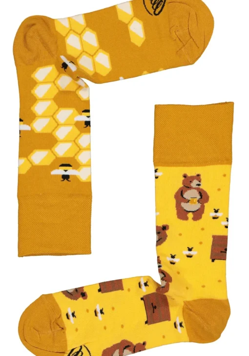 Many Mornings unisex sokken Honey Bear