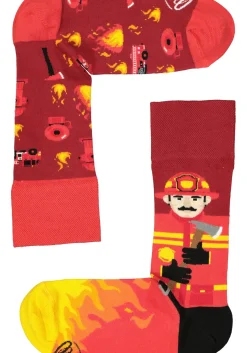 Many Mornings unisex sokken Fireman