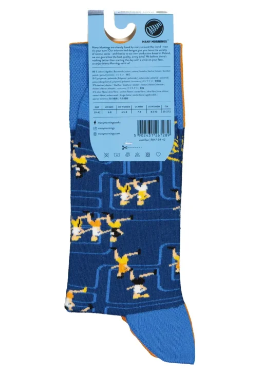 Many Mornings unisex sokken Just Run