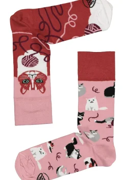 Many Mornings unisex sokken Playful Cat