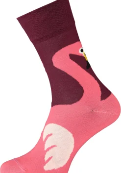Many Mornings unisex sokken Pink Flamingo