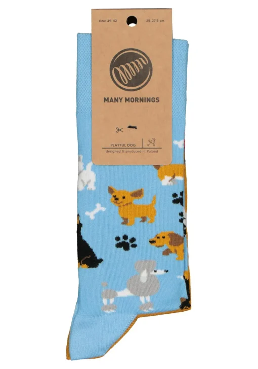 Many Mornings unisex sokken Playful Dog