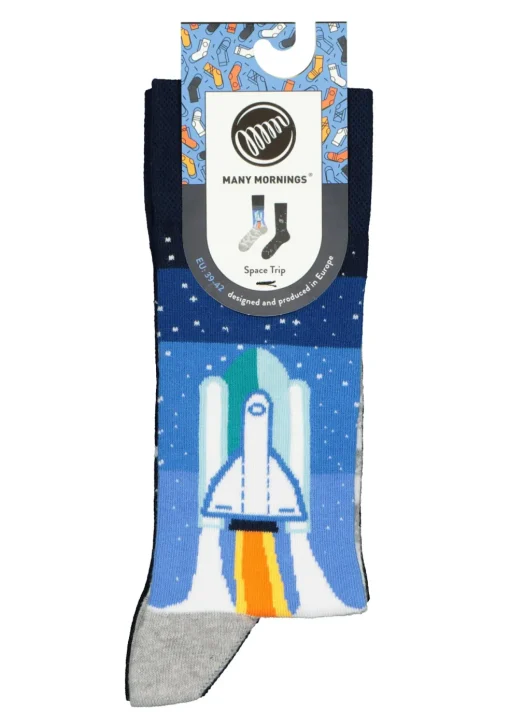 Many Mornings unisex sokken Space Trip