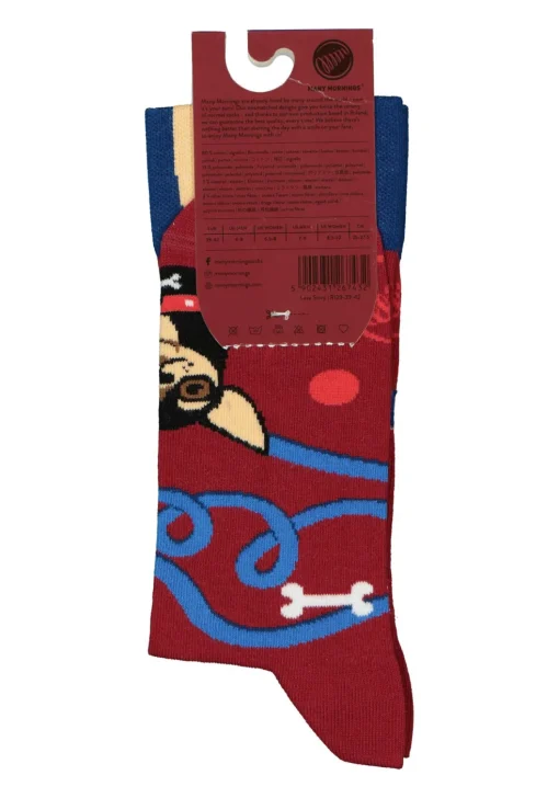 Many Mornings unisex sokken Walkie Doggie