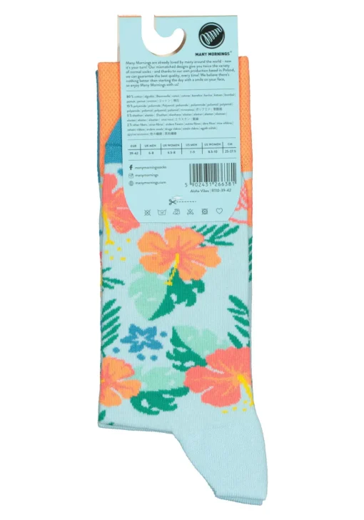 Many Mornings unisex sokken Aloha Vibes