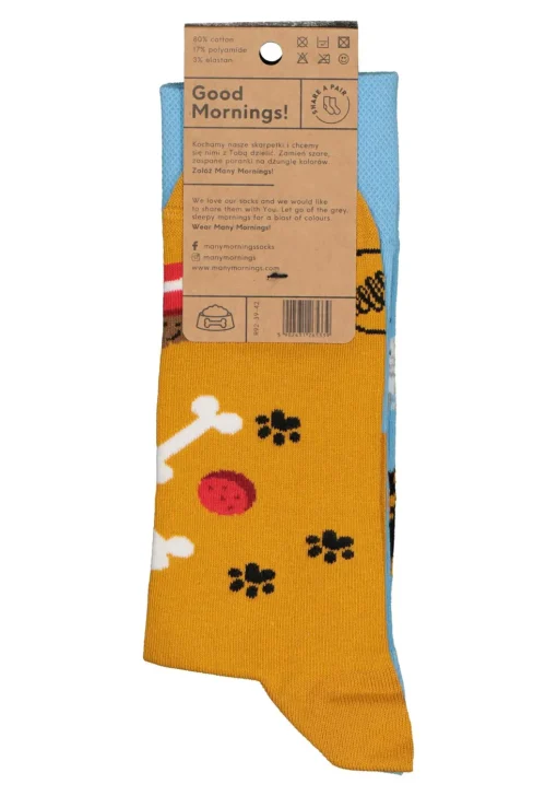Many Mornings unisex sokken Playful Dog