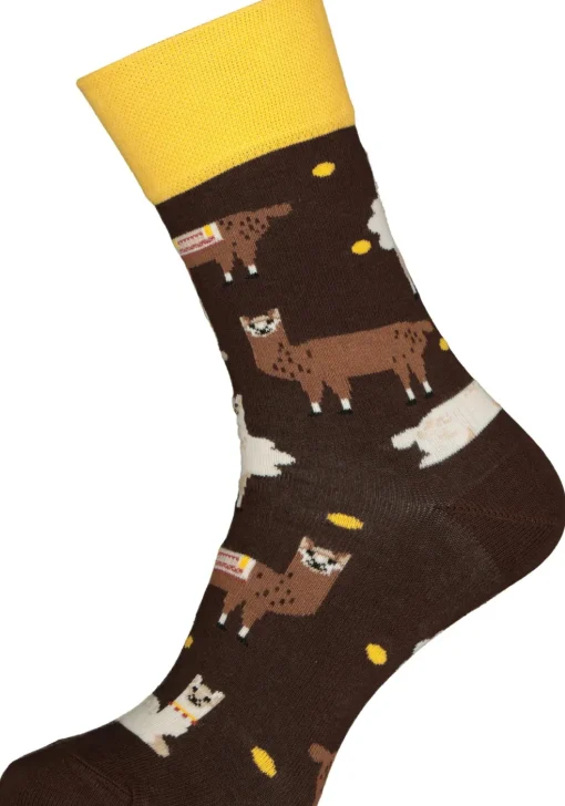 Many Mornings unisex sokken Fluffy Alpaca