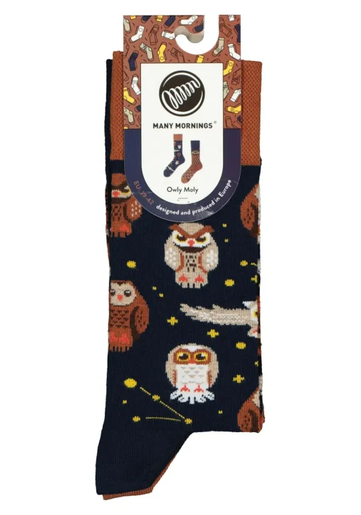 Many Mornings unisex sokken Owly Moly