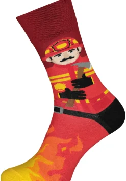 Many Mornings unisex sokken Fireman
