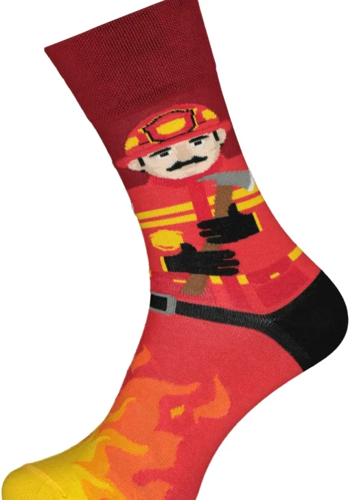 Many Mornings unisex sokken Fireman