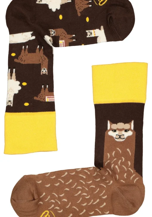 Many Mornings unisex sokken Fluffy Alpaca