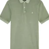 Marc O'Polo regular fit polo, heren poloshirt korte mouw, lichtgroen