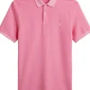 Marc O'Polo regular fit polo, heren poloshirt korte mouw, roze