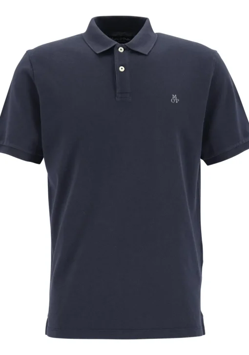Marc O'Polo regular fit polo, heren poloshirt, donkerblauw