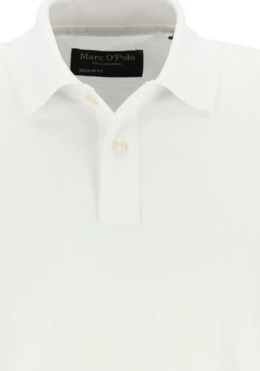 Marc O'Polo regular fit polo, heren poloshirt, wit