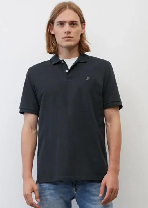 Marc O'Polo regular fit polo, heren poloshirt, donkerblauw