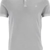 Marc O'Polo shaped fit polo, heren poloshirt, grijs