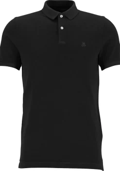 Marc O'Polo shaped fit polo, heren poloshirt, zwart