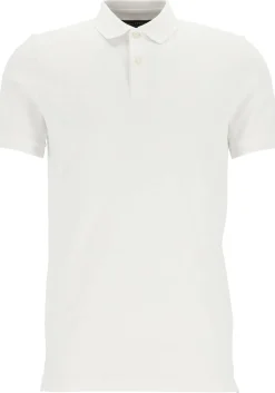 Marc O'Polo shaped fit polo, heren poloshirt, wit