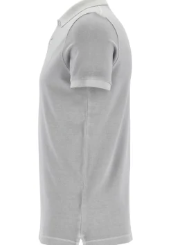 Marc O'Polo shaped fit polo, heren poloshirt, grijs