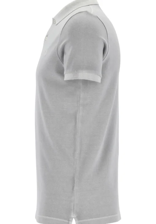 Marc O'Polo shaped fit polo, heren poloshirt, grijs