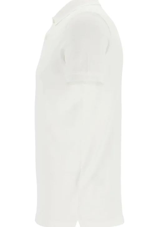 Marc O'Polo shaped fit polo, heren poloshirt, wit