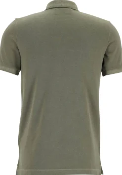 Marc O'Polo shaped fit polo, heren poloshirt, olijfgroen