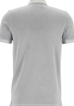 Marc O'Polo shaped fit polo, heren poloshirt, grijs