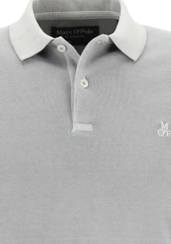 Marc O'Polo shaped fit polo, heren poloshirt, grijs