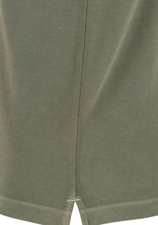 Marc O'Polo shaped fit polo, heren poloshirt, olijfgroen